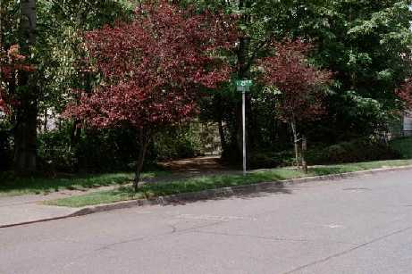 Eastern Entrance from VP to Teasdale Park & School