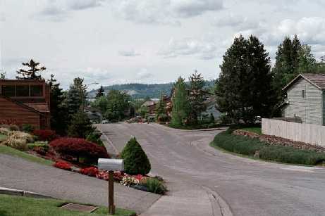 Western View Along Whitworth Ave.